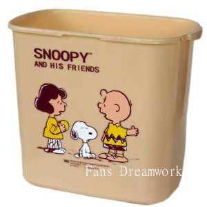  Snoopy Small Trash Bin   Peanuts Snoopy Wastebasket (Light 