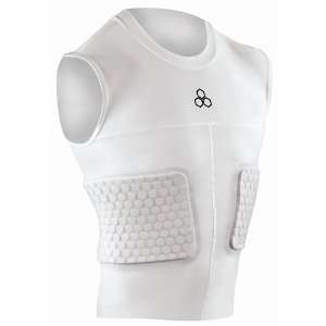   Hexpad 3 Pad Sleeveless Body Shirt   White Medium