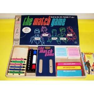  VINTAGE 1963 FIRST EDITION THE MATCH GAME ANTIQUE BOARD GAME 