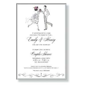  Vintage Couple Party Invitations 