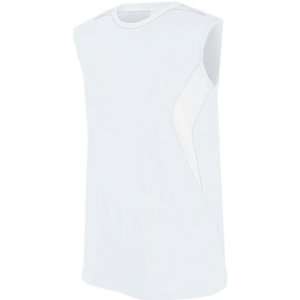   Sleeveless Custom Volleyball Jerseys WHITE/WHITE WL