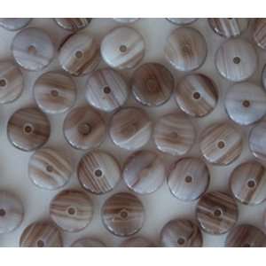   Swirl Czech Glass Rondelle Wafer Disc Beads 4mm Arts, Crafts & Sewing
