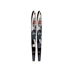 Hydroslide Adult Deluxe Combo Water Ski with Lace Up Bindings  