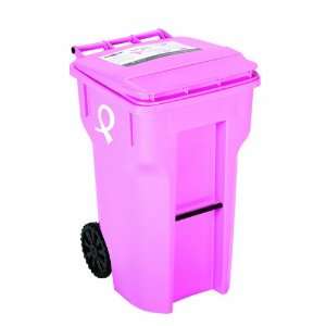   logo heavy duty trash can with wheels and attached lid