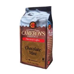 CAMERONS Whole Bean Coffee, Chocolate Mint, 12 Ounce  