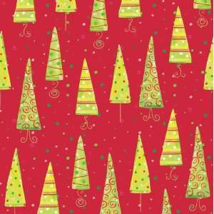  Caspari Trees 9 Foot Wrapping Paper Roll